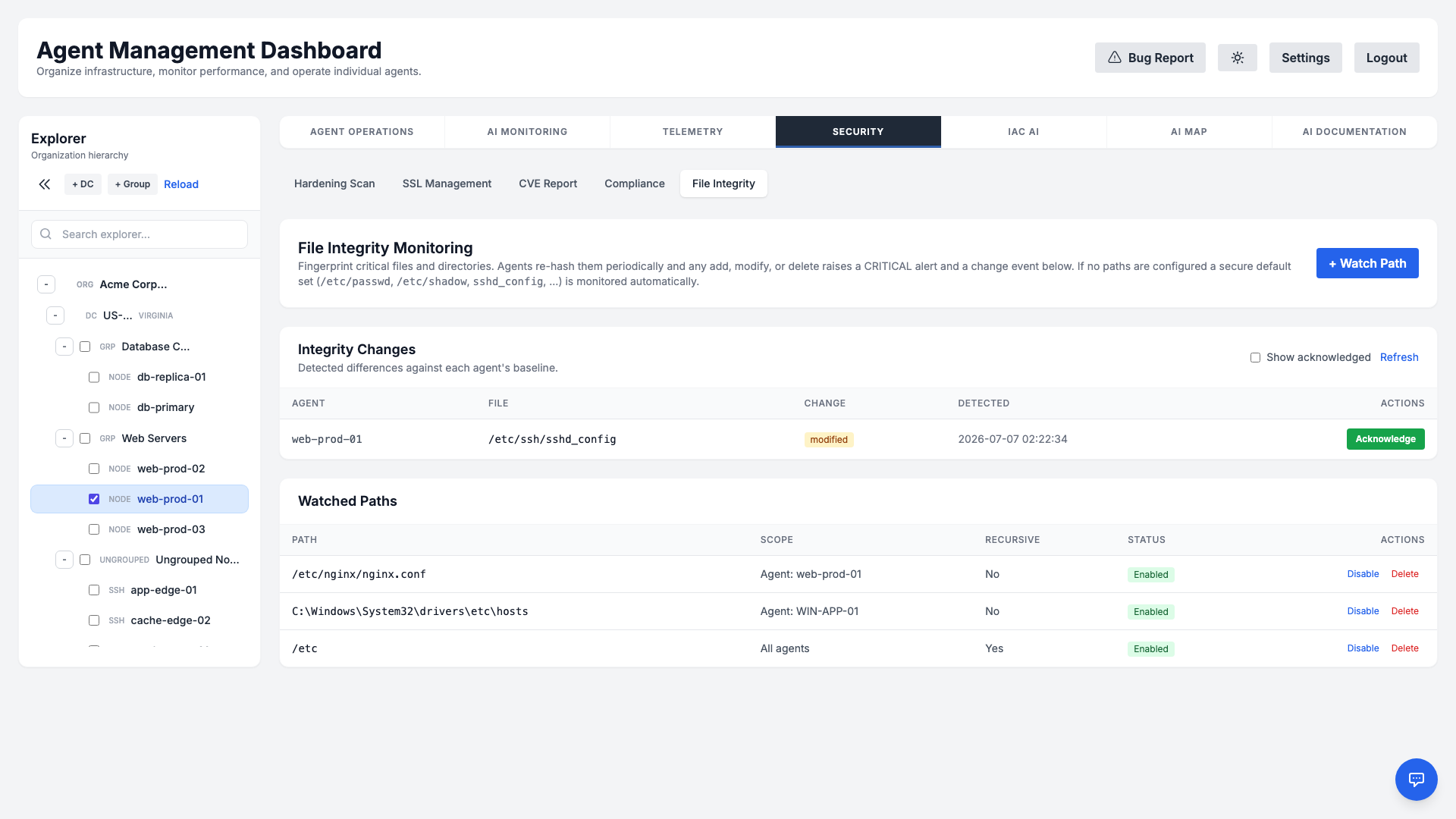 File Integrity Monitoring